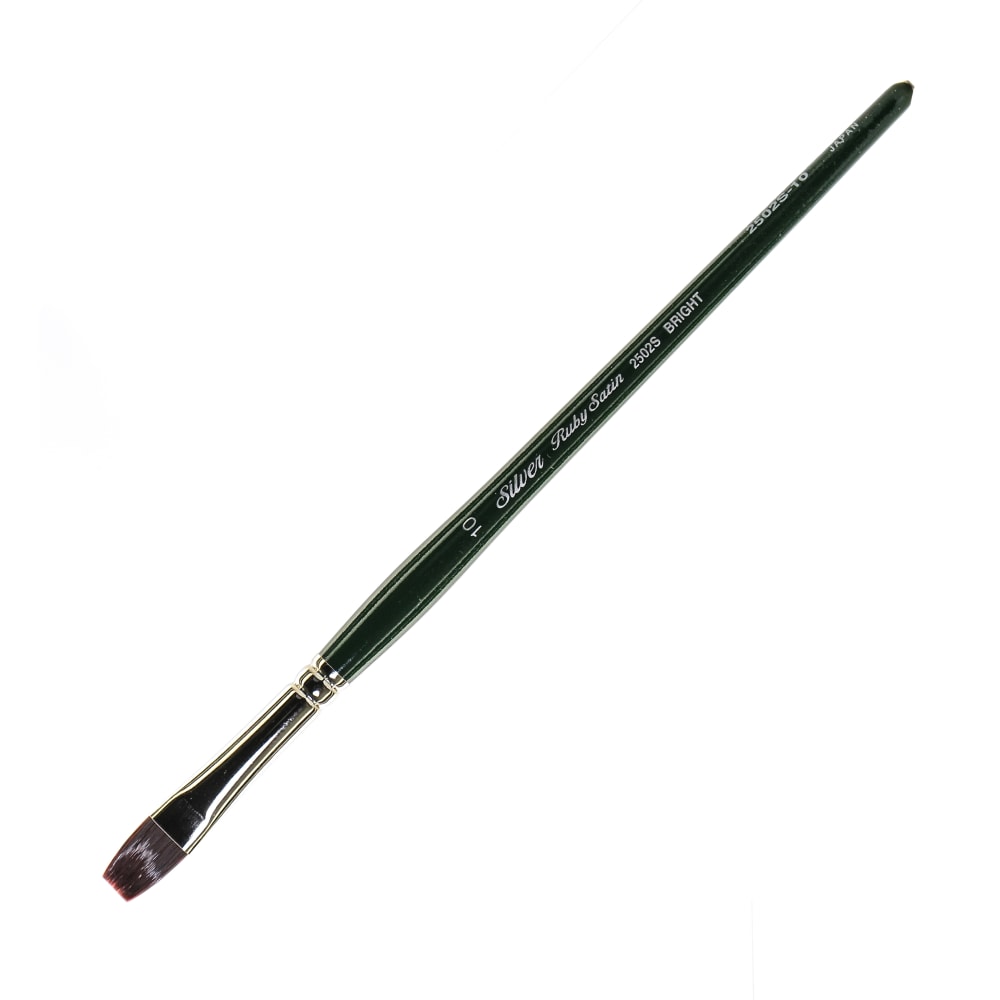 Silver Brush Ruby Satin Series Short-Handle Paint Brush