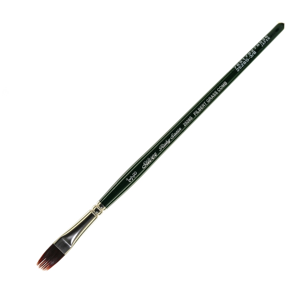 Silver Brush Ruby Satin Series Short-Handle Paint Brush