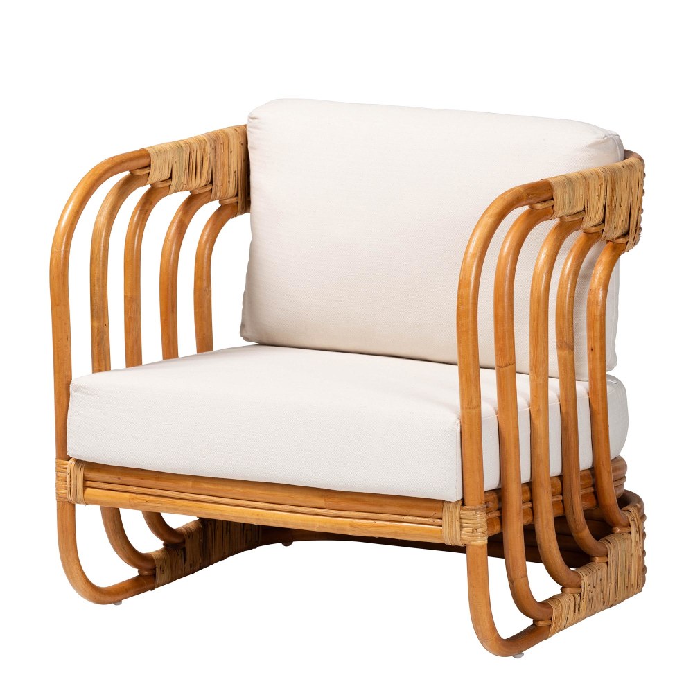bali & pari Corsa Natural Rattan Arm Accent