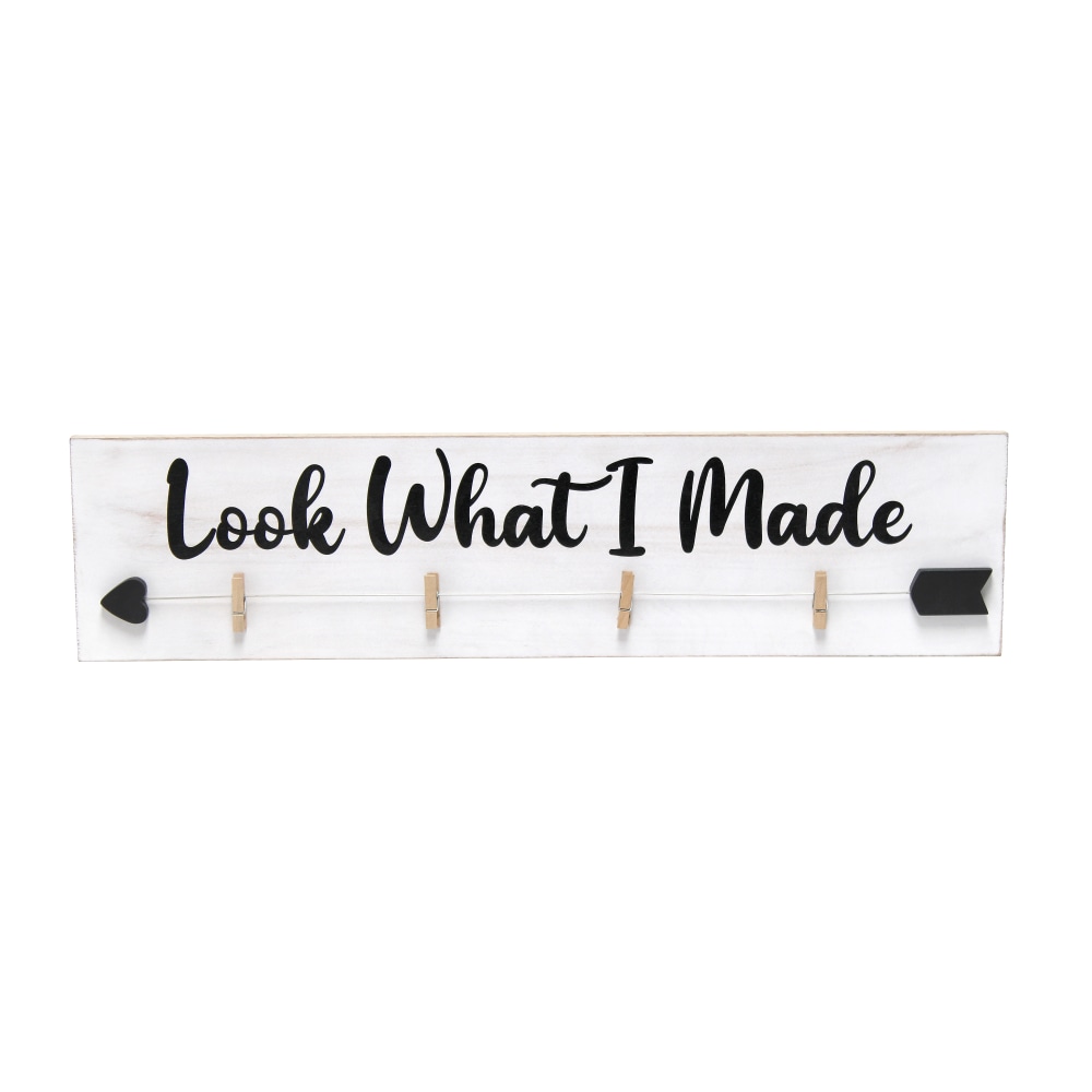 Elegant Designs Decorix Wall-Mounted Hanging 4-Photo Wooden