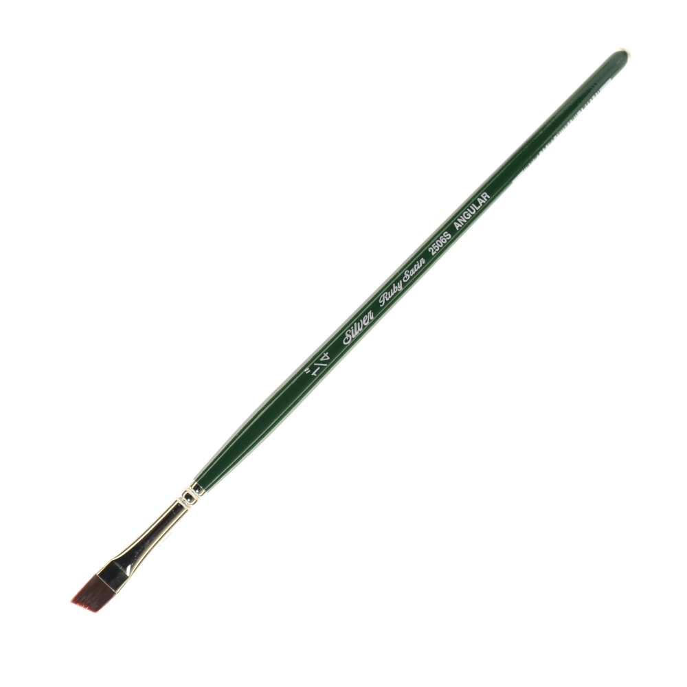 Silver Brush Ruby Satin Series Short-Handle Paint Brush