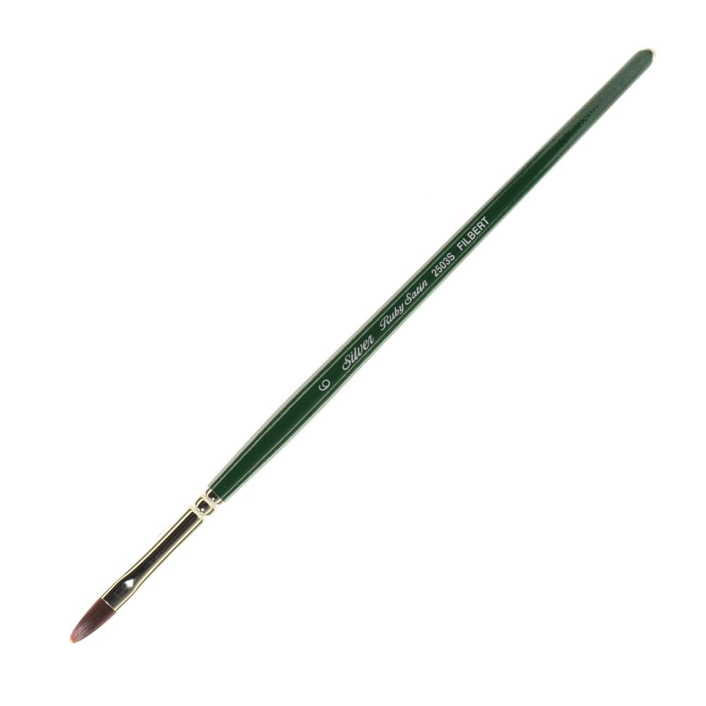 Silver Brush Ruby Satin Series Short-Handle Paint Brush