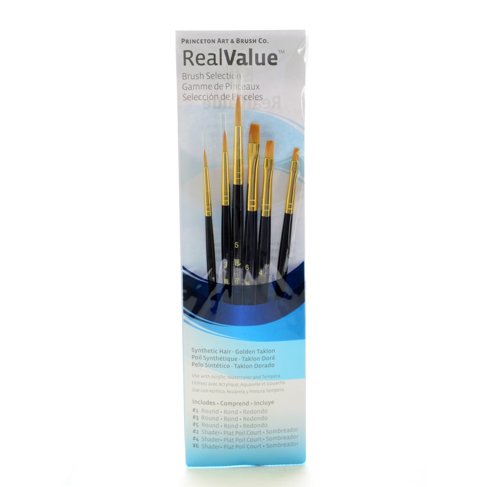 Princeton Real Value Paint Brush Set Series 9137,
