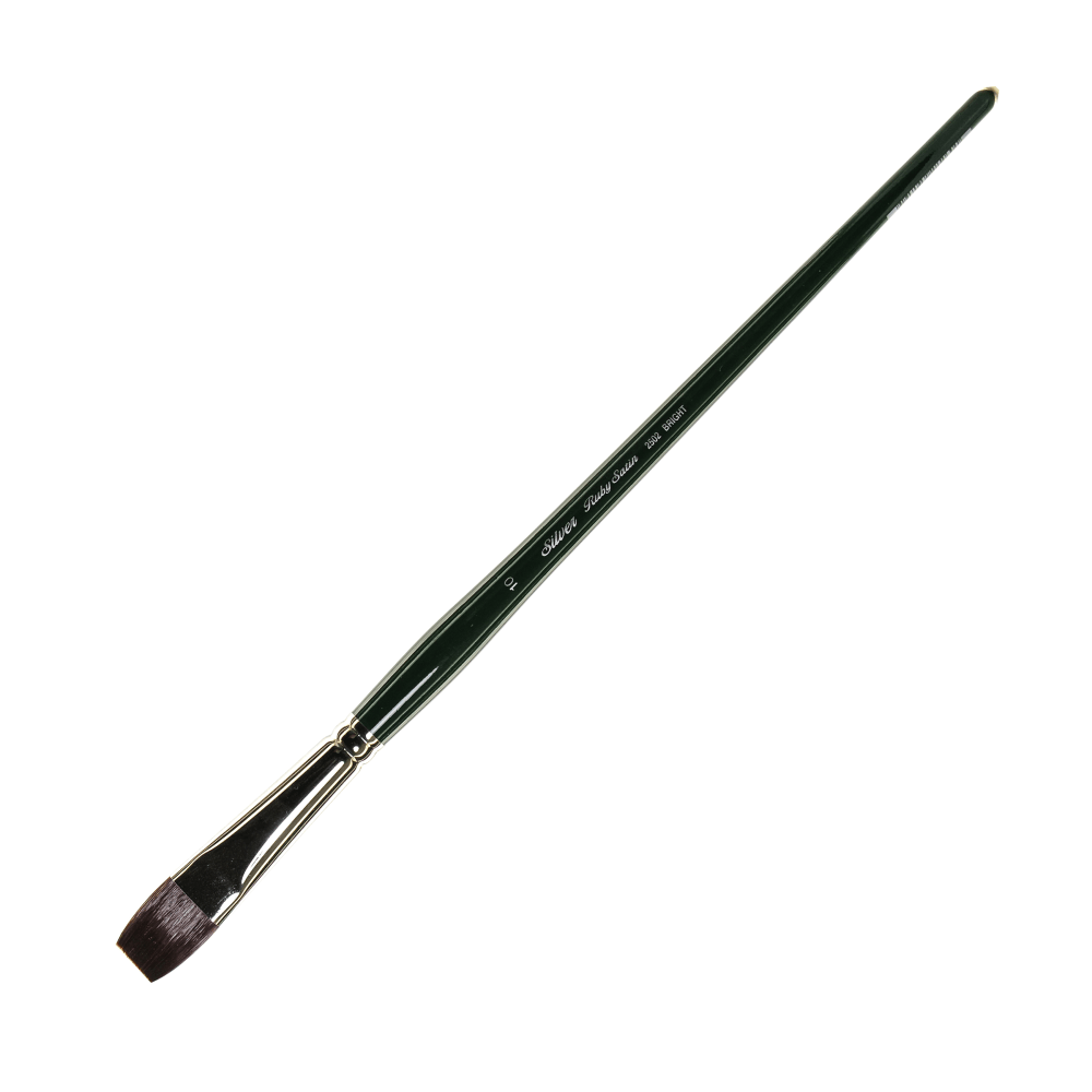 Silver Brush Ruby Satin Series Long-Handle Paint Brush
