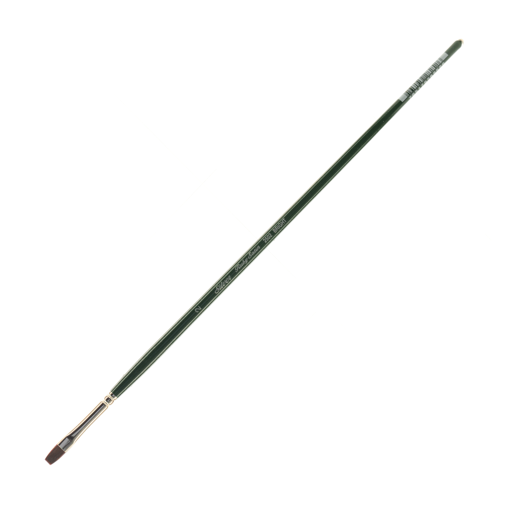 Silver Brush Ruby Satin Series Long-Handle Paint Brush
