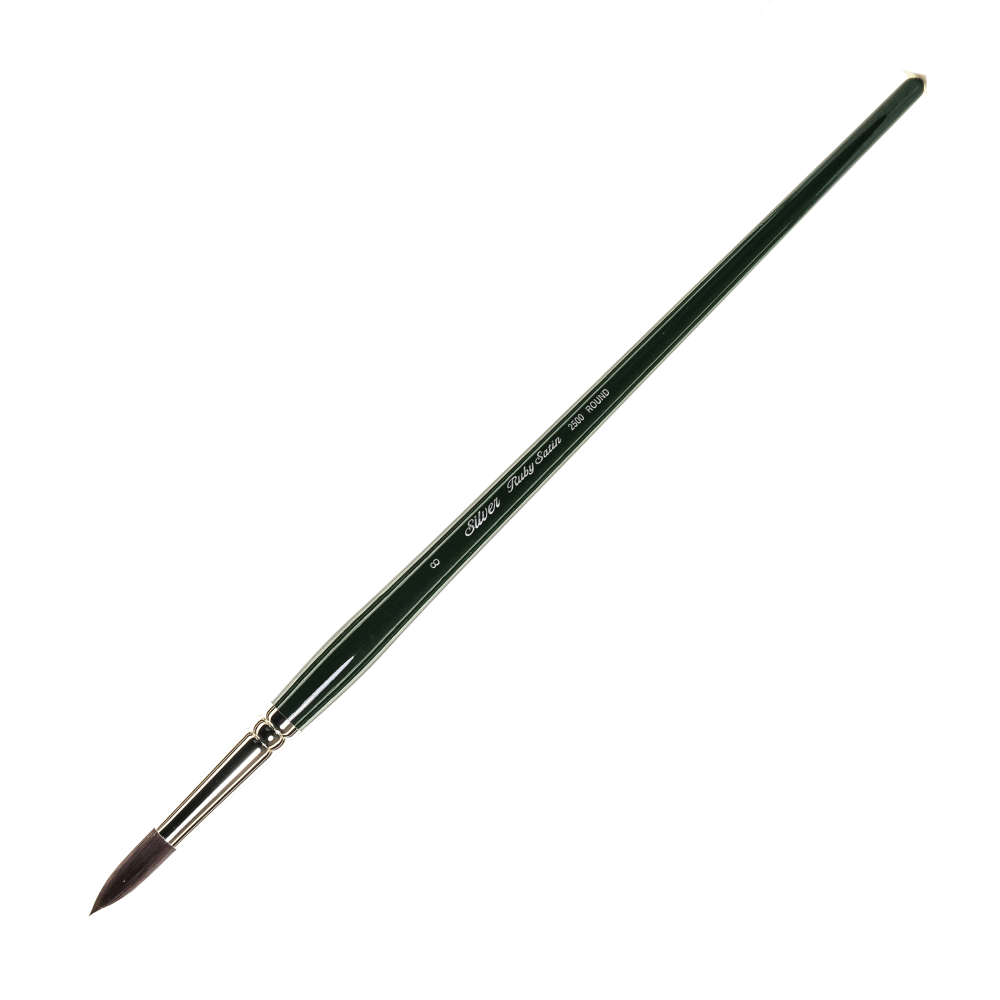 Silver Brush Ruby Satin Series Long-Handle Paint Brush
