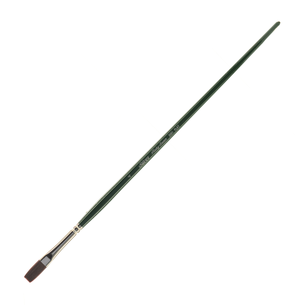 Silver Brush Ruby Satin Series Long-Handle Paint Brush