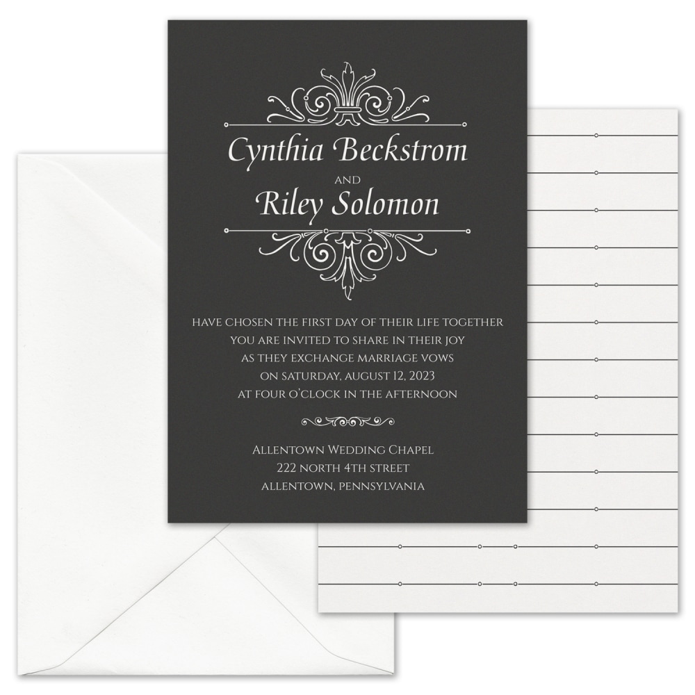Custom Shaped Wedding & Event Invitations With Envelopes,