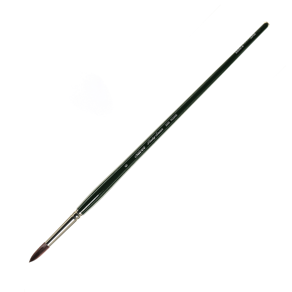 Silver Brush Ruby Satin Series Long-Handle Paint Brush