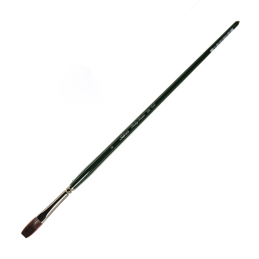 Silver Brush Ruby Satin Series Long-Handle Paint Brush