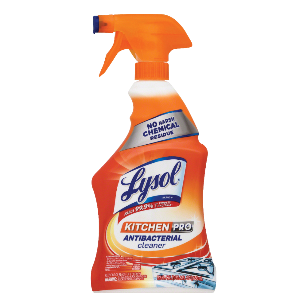 Lysol® Kitchen Pro Antibacterial Cleaner, Citrus Scent, 22