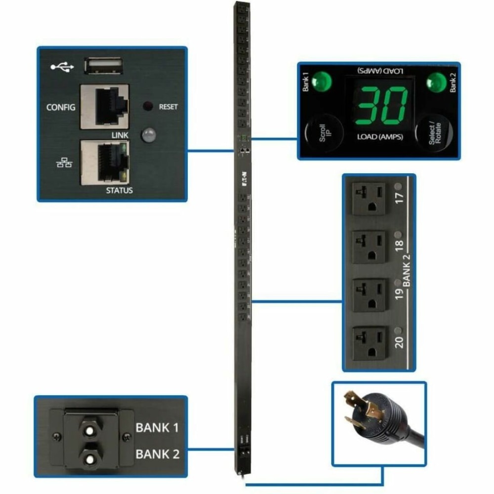 Tripp Lite 2.9kW Single-Phase Switched PDU with LX