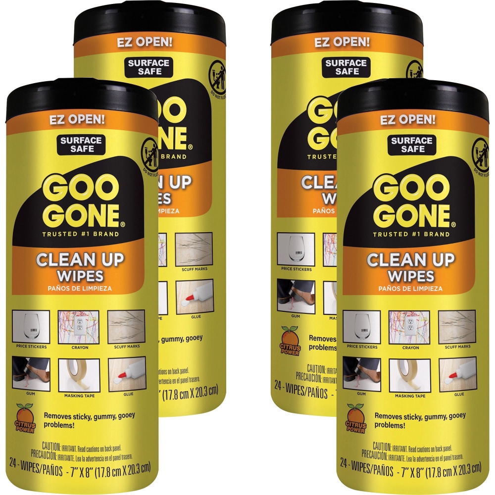 Goo Gone Tough Task Wipes - Wipe -