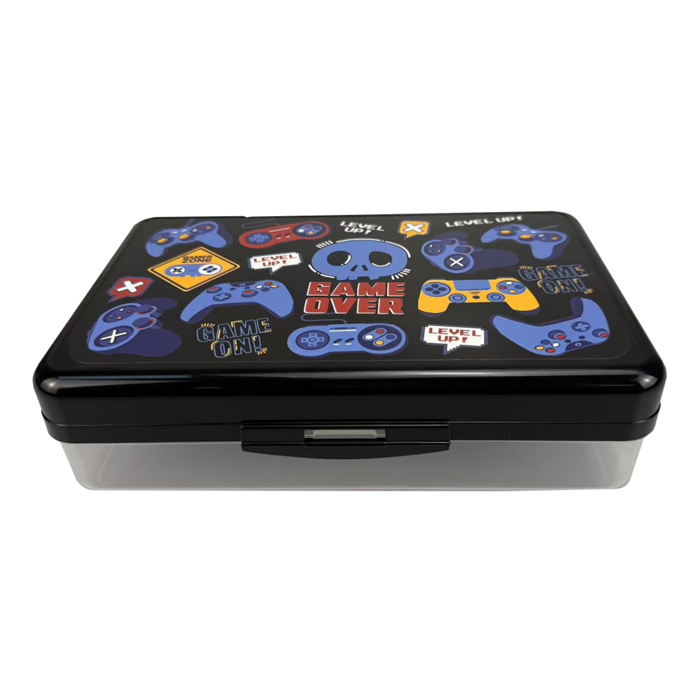 Office Depot® Brand Plastic Pencil Box, 12.4" x
