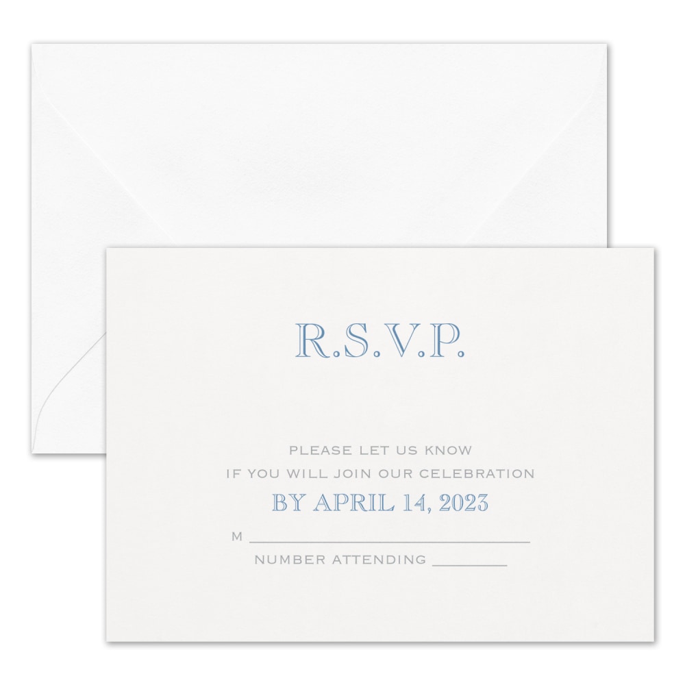 Custom Shaped Wedding & Event Response Cards With
