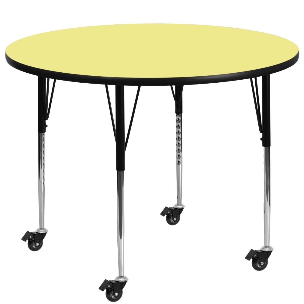 Flash Furniture Mobile 48" Round Thermal Laminate Activity
