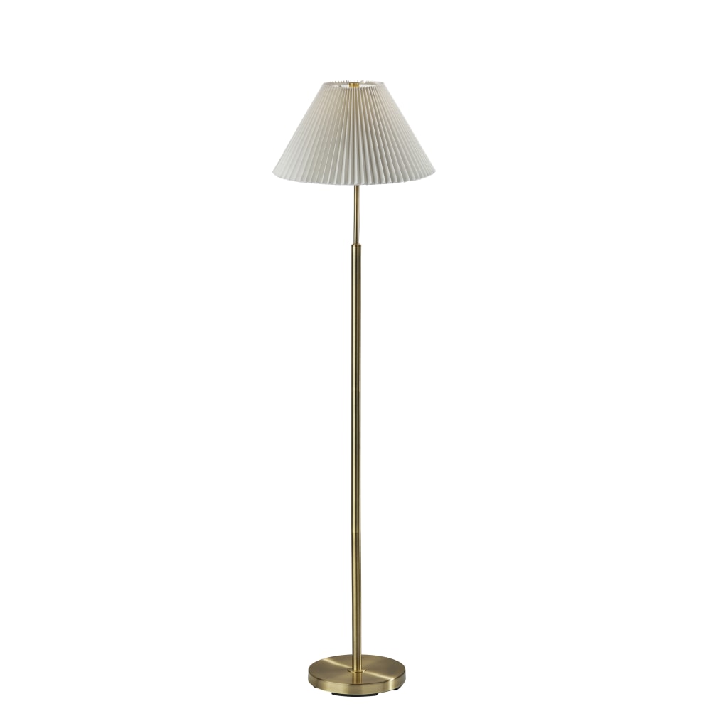 Adesso Simplee Jeremy Floor Lamp, 60-3/4"H, Antique