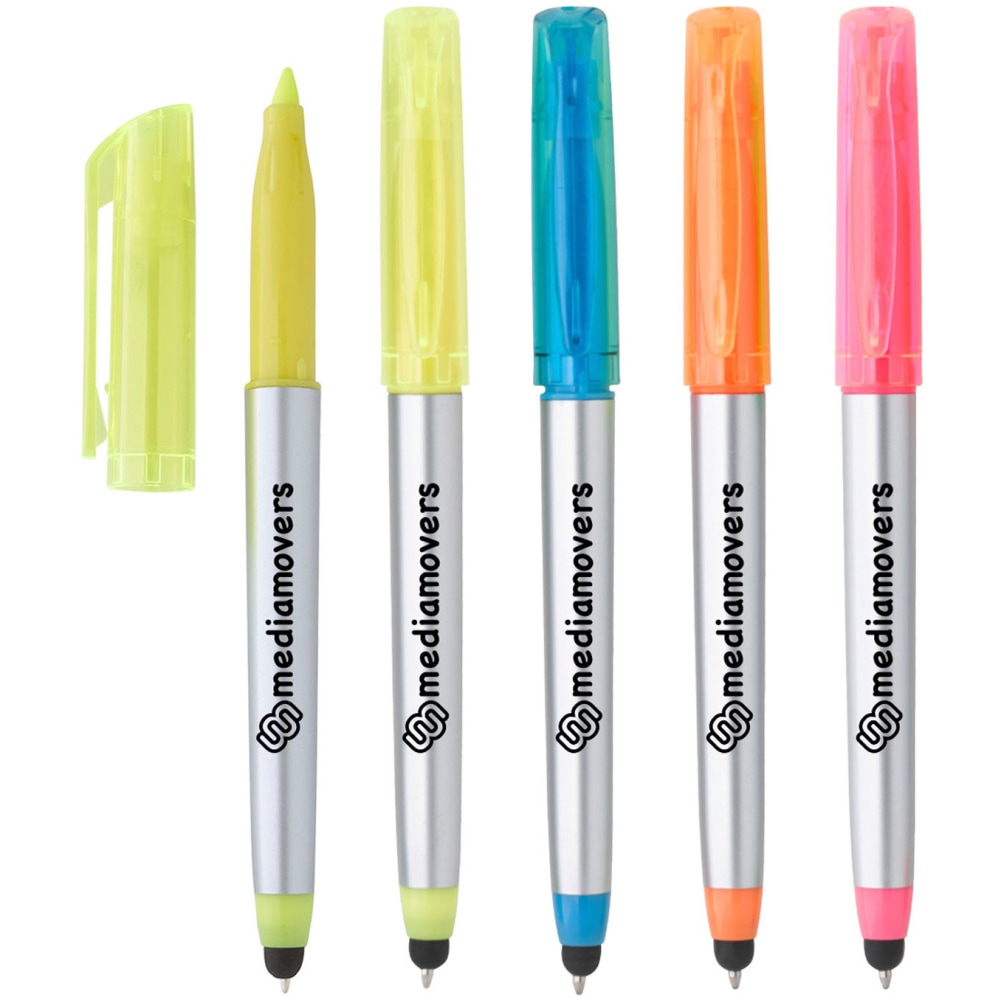 Custom Trilogy Highlighter Stylus Pen