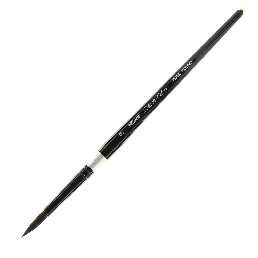 Silver Brush 3000S Black Velvet Series Paint Brush,