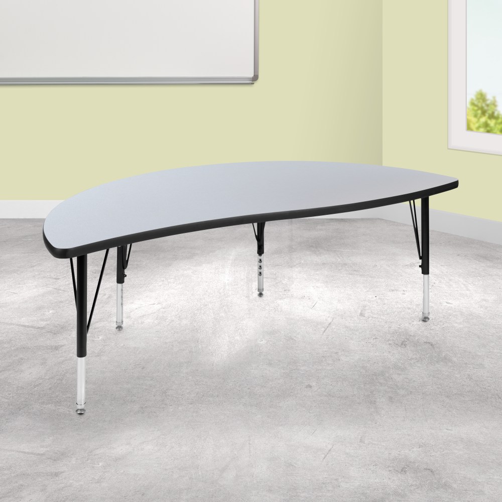 Flash Furniture Half Circle Wave Flexible Collaborative Thermal