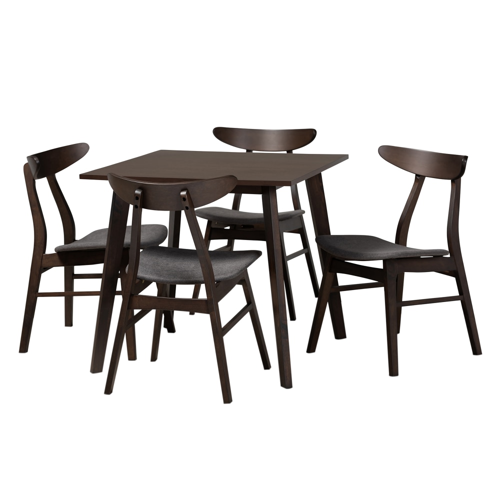 Baxton Studio Britte Dining Set, 29-9/16”H x 31-1/2”W