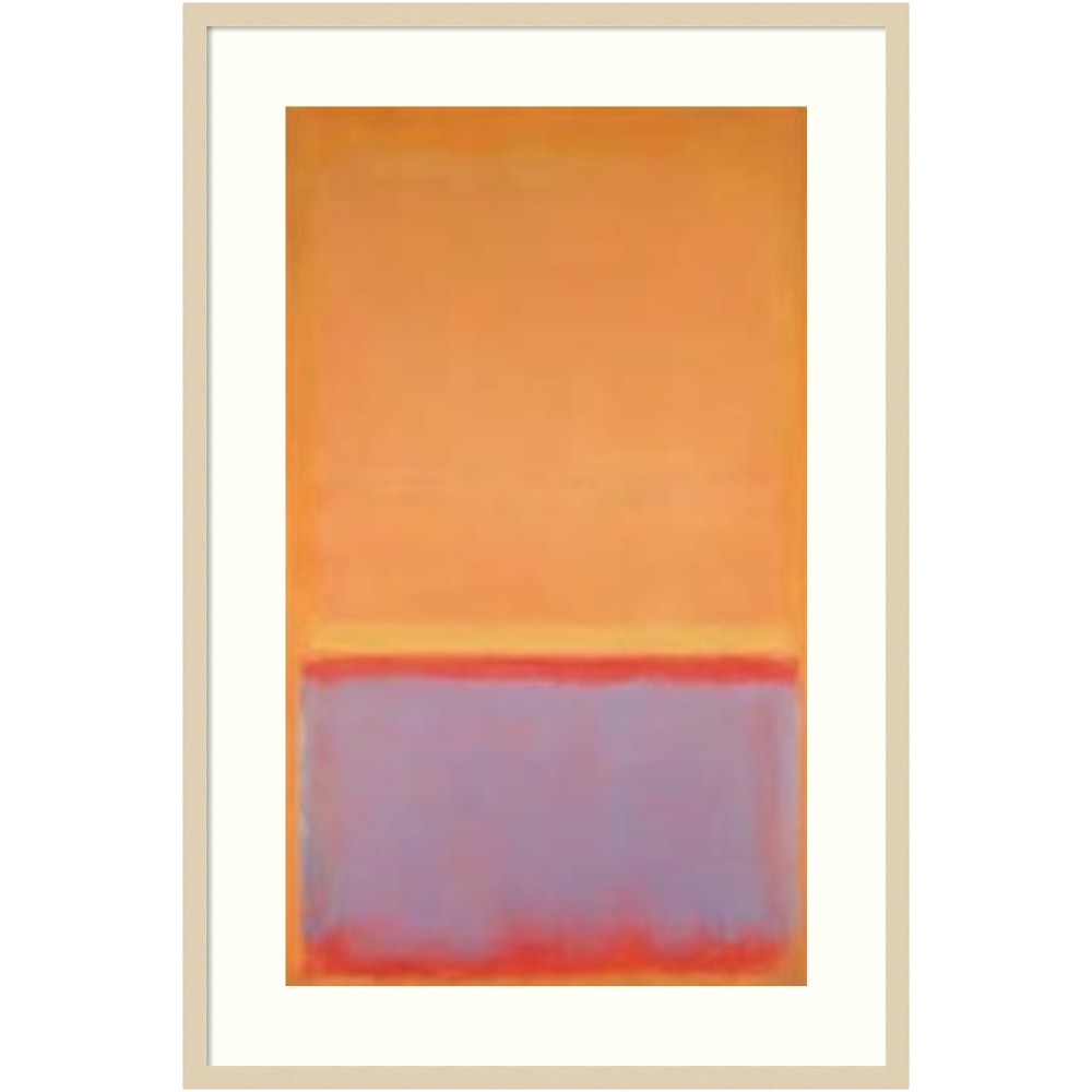Amanti Art Untitled 1954 by Mark Rothko Wood