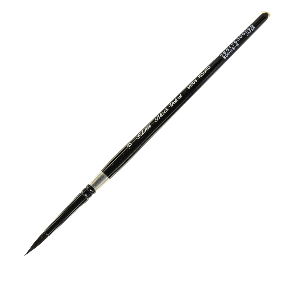 Silver Brush 3000S Black Velvet Series Paint Brush,
