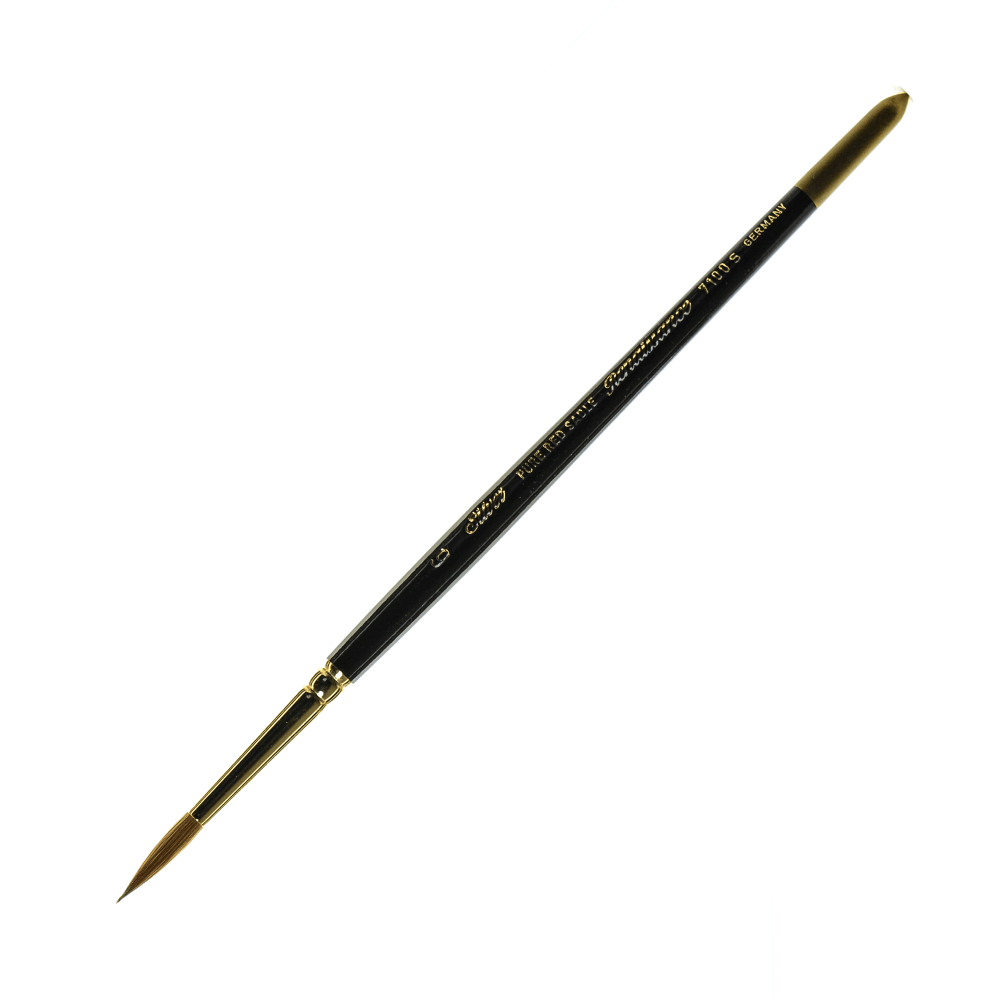 Silver Brush Renaissance Series Short-Handle Paint Brush, 7100S,