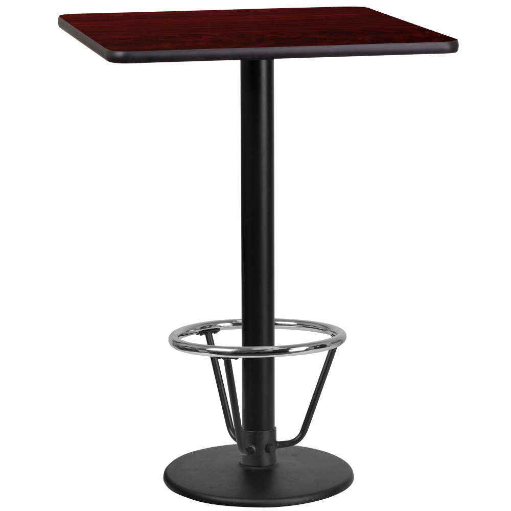 Flash Furniture Square Laminate Table Top With Round
