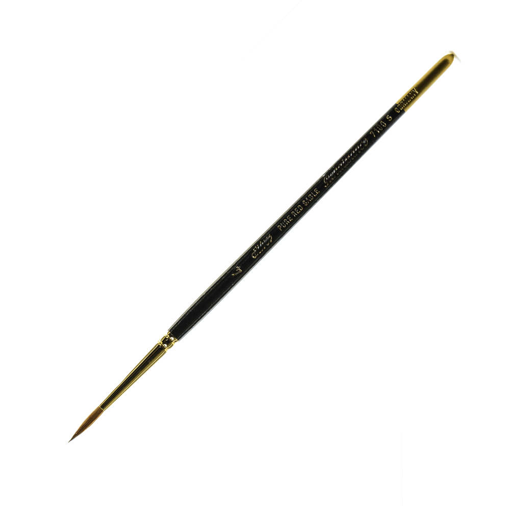 Silver Brush Renaissance Series Short-Handle Paint Brush, 7100S,