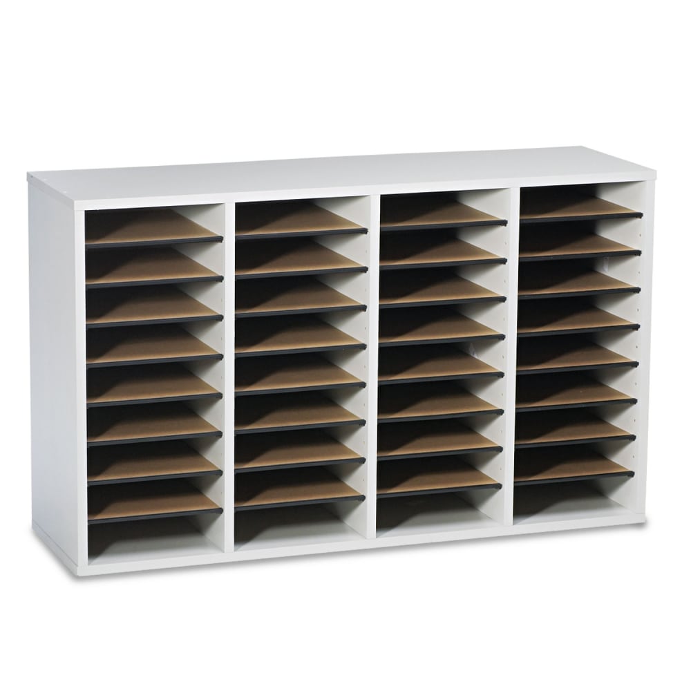 Safco® Adjustable Wood Literature Organizer, 24"H x