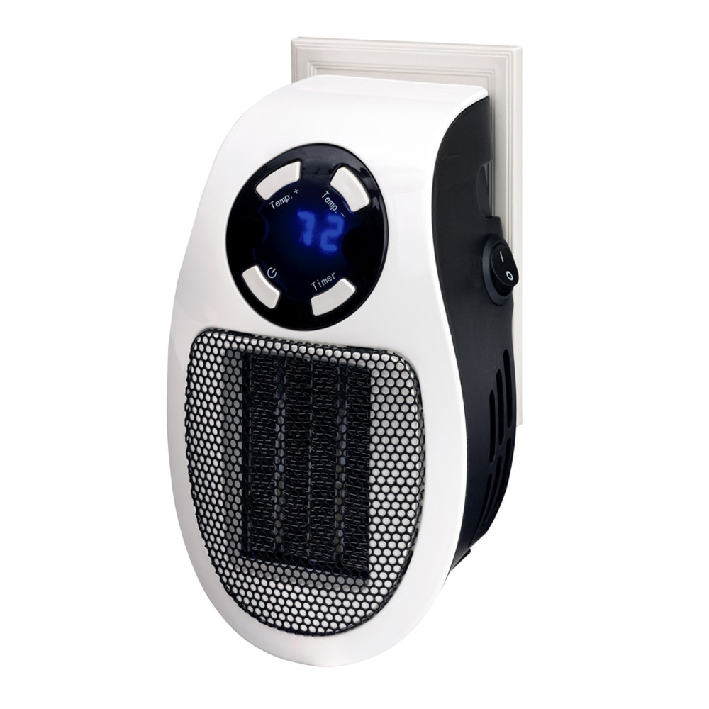 Optimus 450-Watt Mini Plug-In Heater With Thermostat, 6"