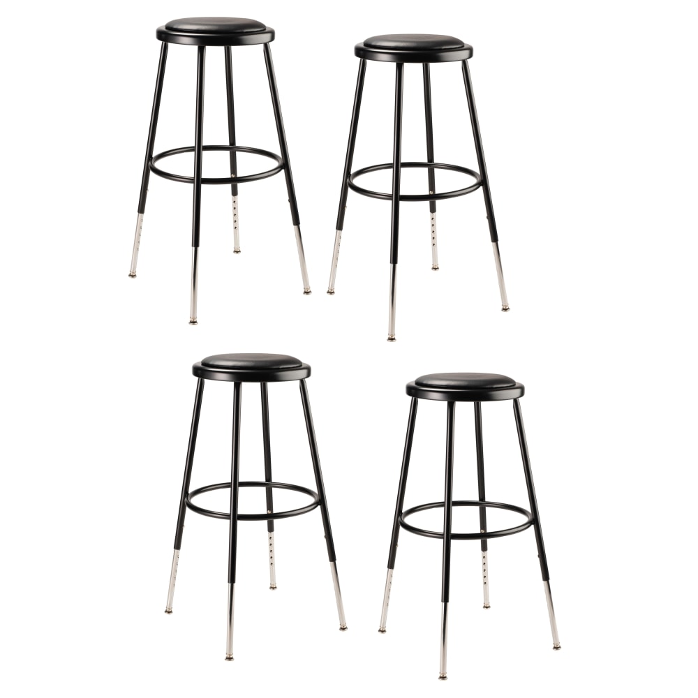 National Public Seating 6400H-10 Adjustable-Height Stools,