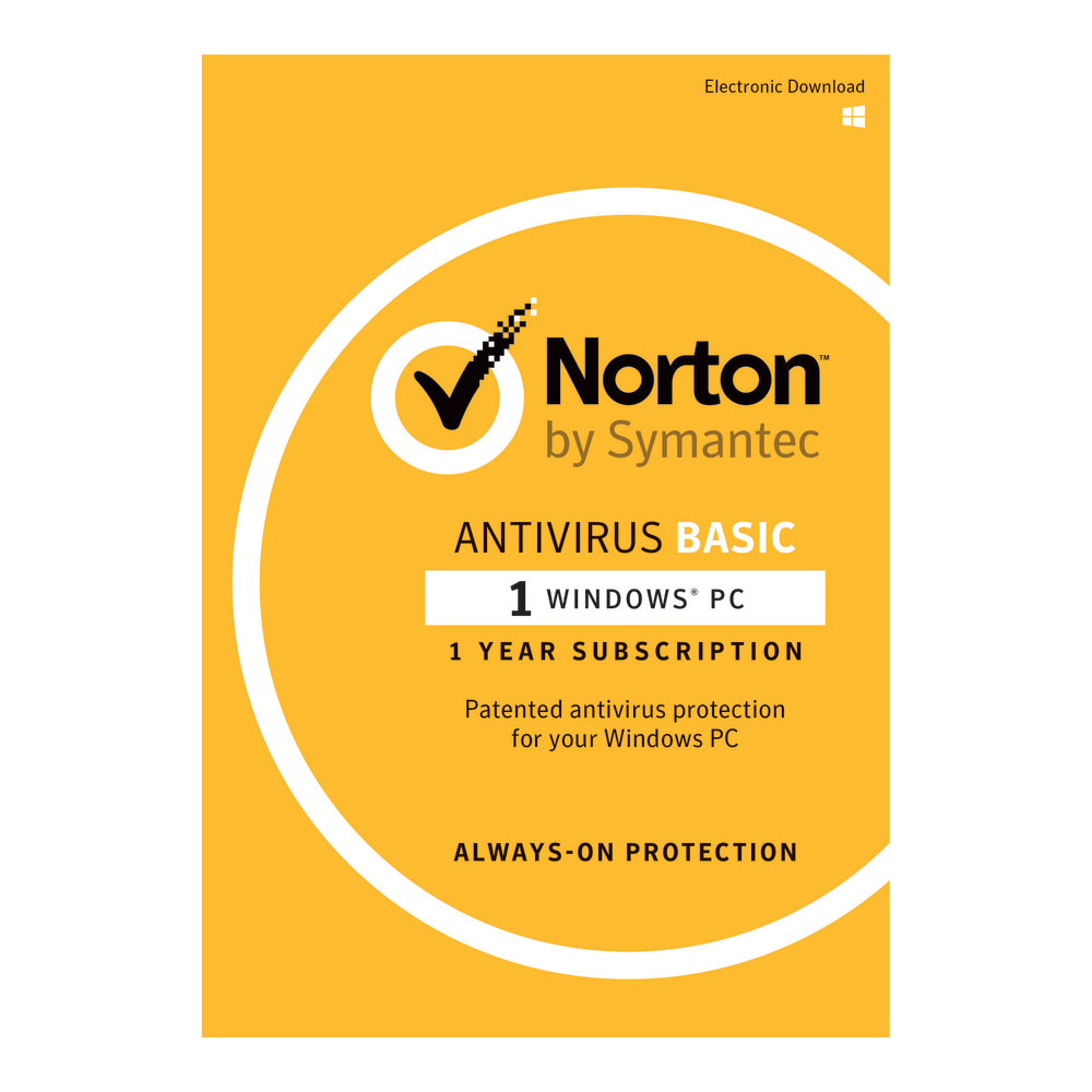 Norton™ AntiVirus Basic, 1-Year Subscription, For