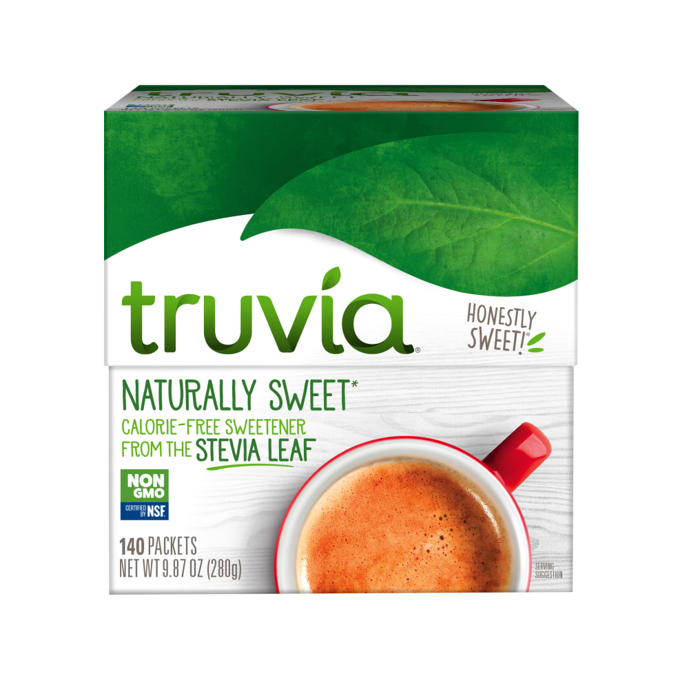 Truvia Natural Sweeteners, 0.07 Oz, Pack Of 140