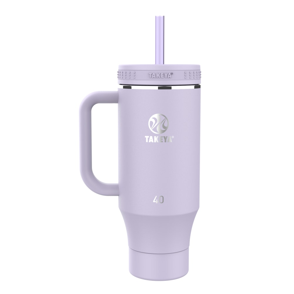 Takeya Fixed Handle Straw Tumbler, 40 Oz, Vivacity