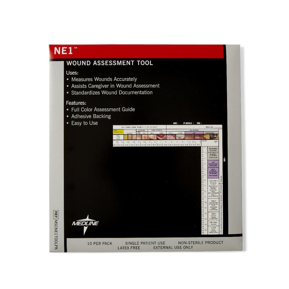 Medline NE1 Wound Assessment Tools, Pack Of 10