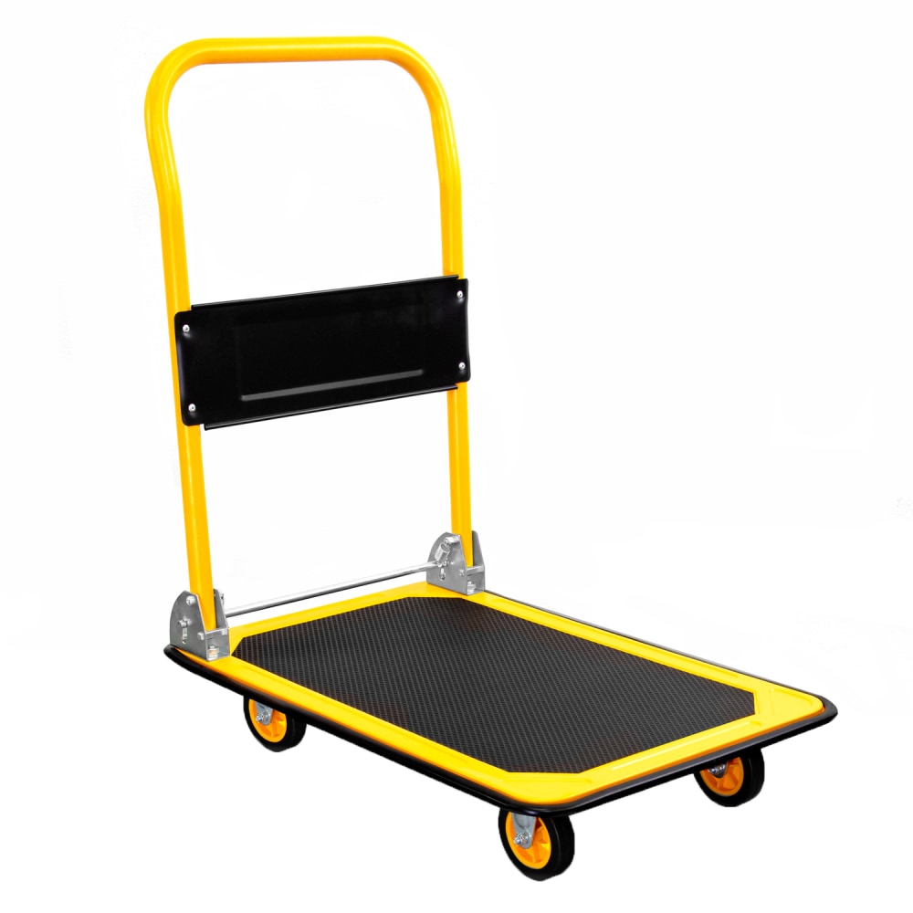 Mount-It! MI-920 Foldable Flatbed With Swivel Wheels, 32"H