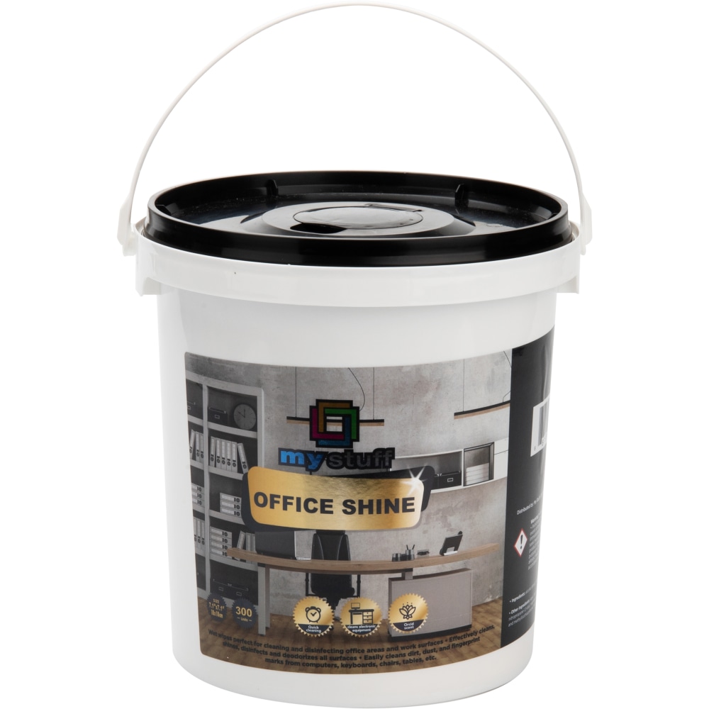 Mind Reader My Stuff All-Purpose Office Disinfecting Wipes,