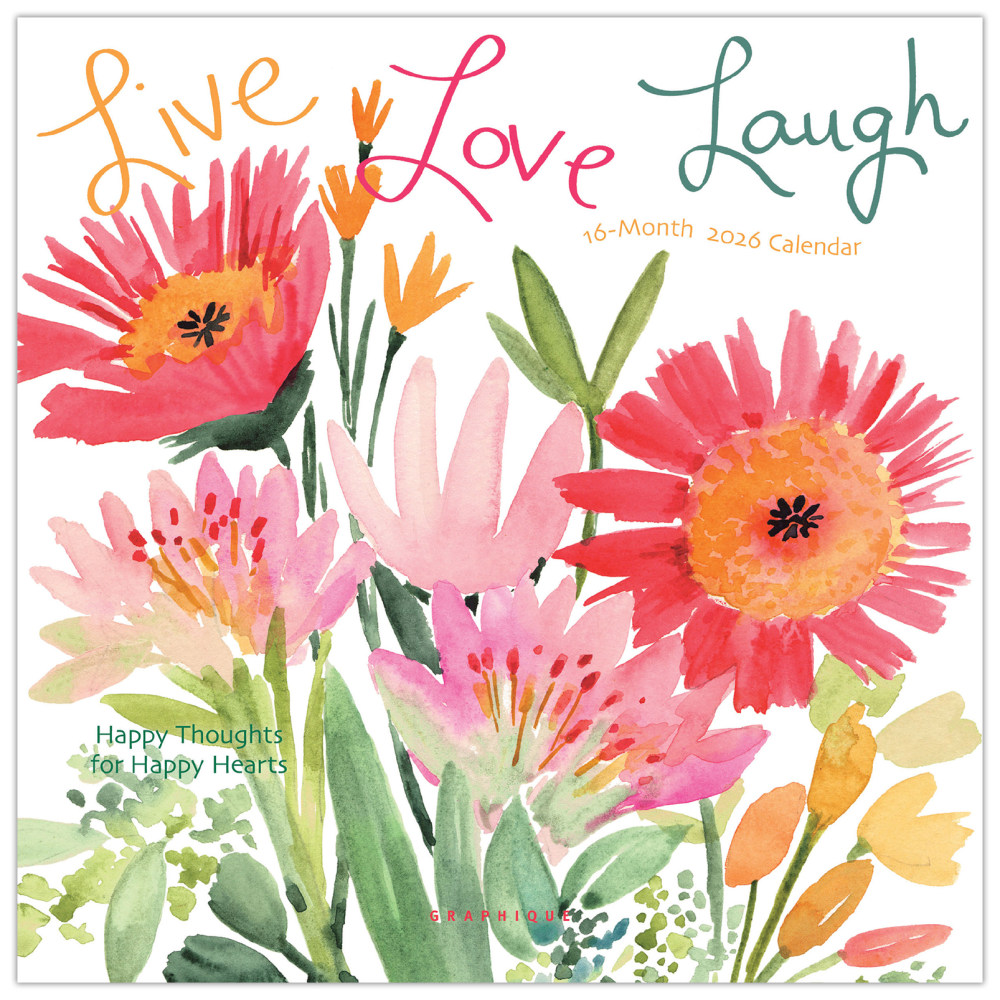 2026 Graphique Inspirational Monthly Mini Wall Calendar, 7"