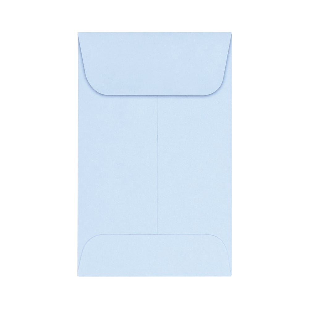 LUX Coin Envelopes, #1, Gummed Seal, Baby Blue,