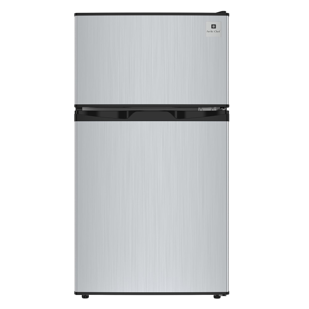 Arctic Chef 3.2-cu. ft. 2-Door Mini Refrigerator, Silver,