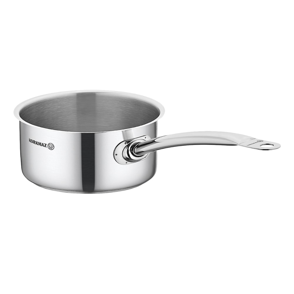 Korkmaz Gastro Proline 4.5 Liter Stainless Steel Saucepan,