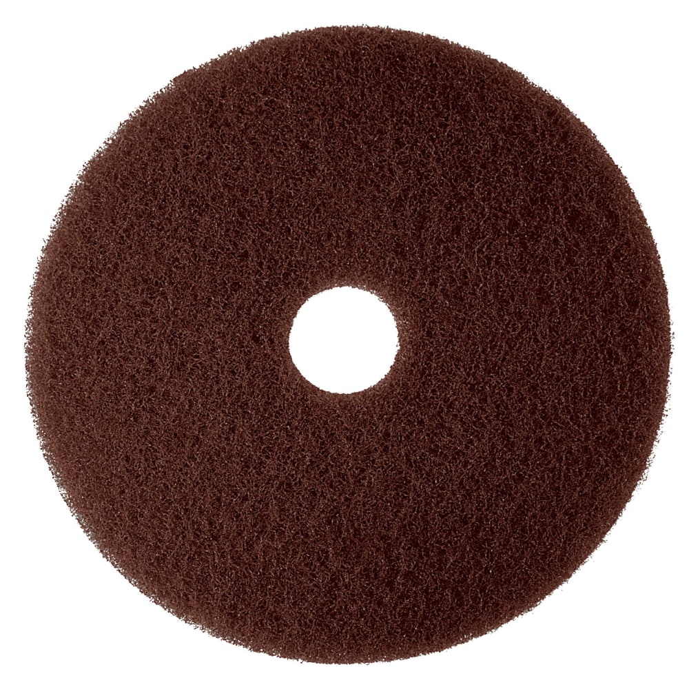 3M™ 7100 Floor Stripper Pads, 20", Brown, Pack