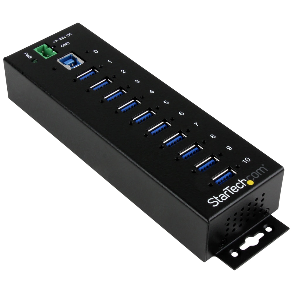 StarTech.com 10 Port Industrial USB 3.0 Hub -