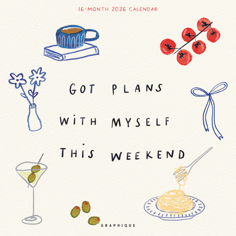 2026 Graphique Inspirational Monthly Wall Calendar, Simple Joy,