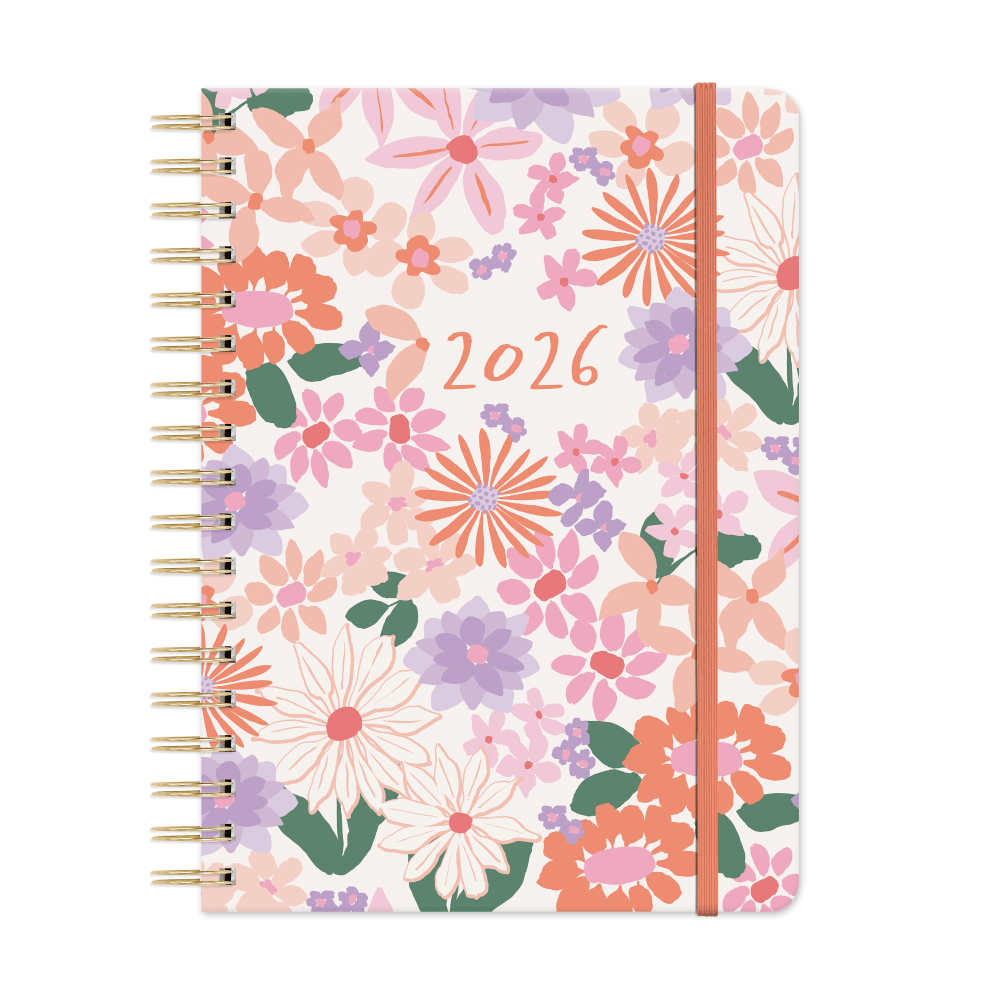 2026 Orange Circle Studio Weekly/Monthly Tri-Tab Planner,
