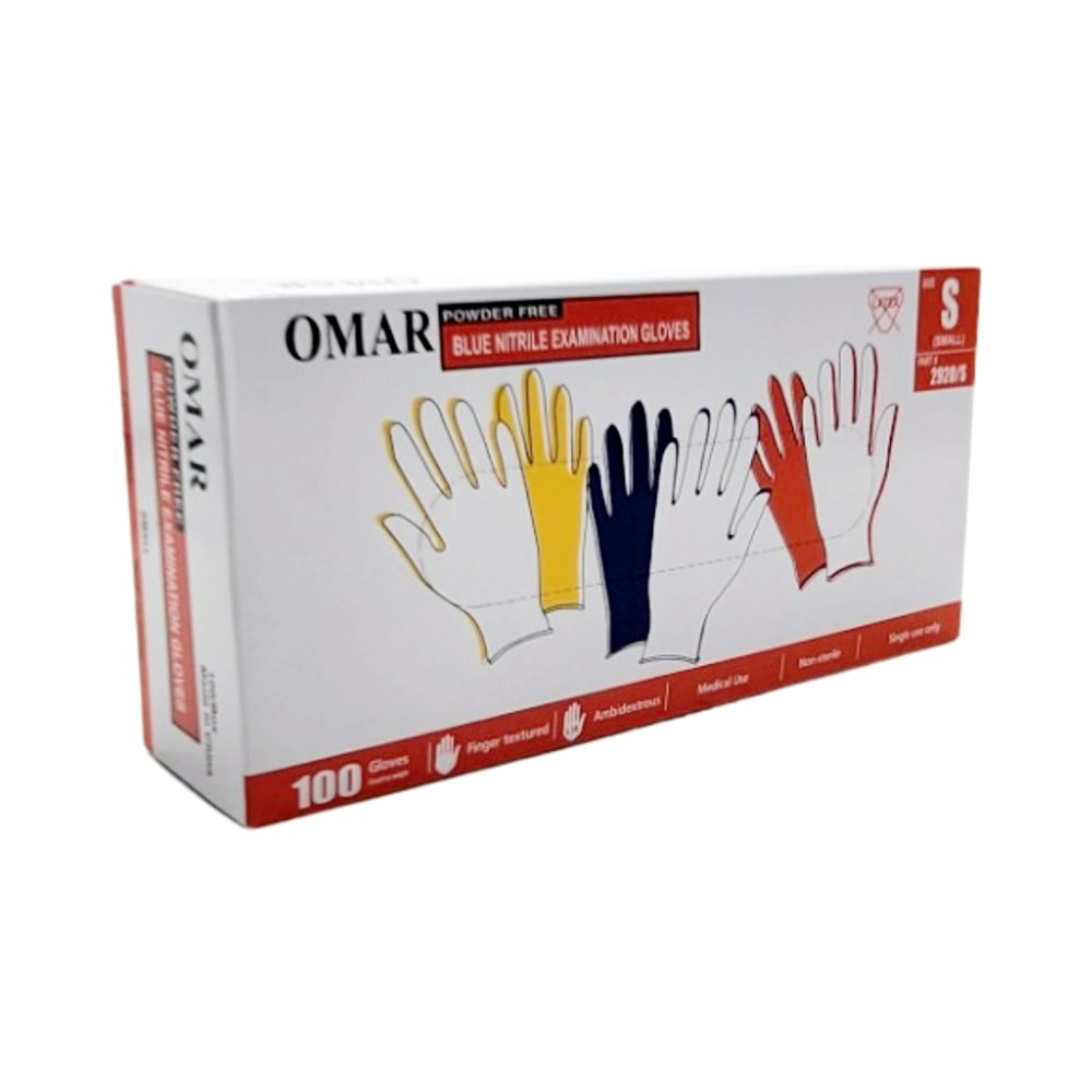 Gen-X Nitrile Examination Gloves, Powder Free, Small, 100