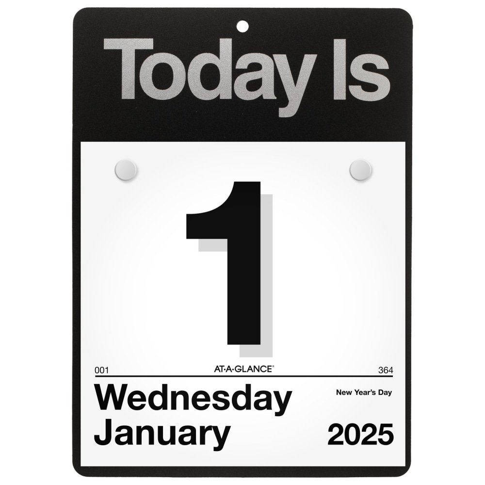 2025 AT-A-GLANCE® “Today Is” Daily Wall Calendar, 6"