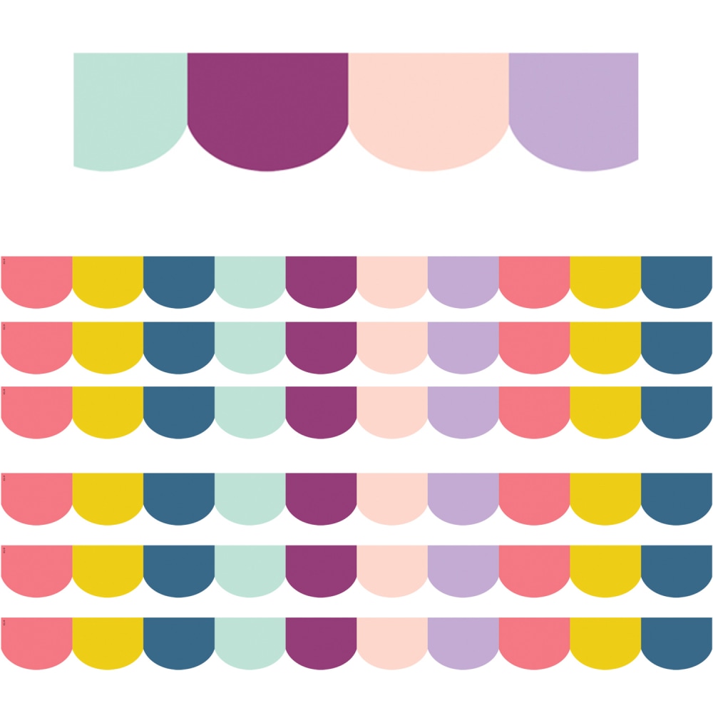Teacher Created Resources Scalloped Die-Cut Border Trim, Oh